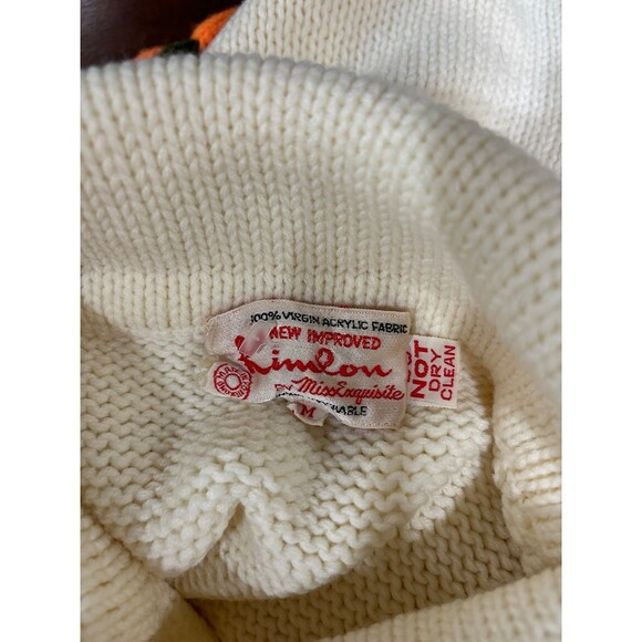 Vintage Kimlon by Miss Exquisite Hong Kong Hand Embroidered Sweater - M - Picture 9 of 9